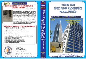 American Training Videos Custodial Series 1010B High Speed Floor Maintenance- Manual Method